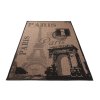 Kusový koberec Sisal Floorlux 20356 Paris Coffe Black
