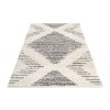 Kusový koberec Shaggy DELHI 4087A krémový šedý