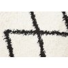 Kusový koberec Shaggy DELHI 6131B krémový černý5