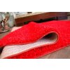 kusový koberec shaggy 5 cm červený1