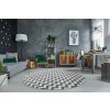 Kulatý koberec SKETCH F561 šedý bílý3