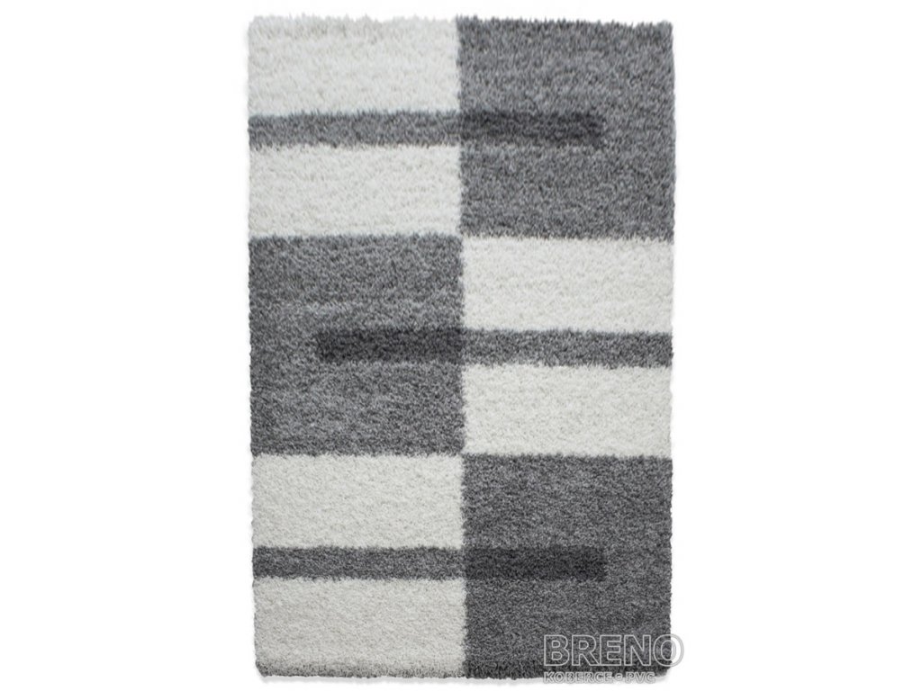 Chlupatý kusový koberec Gala Shaggy 2505 Light Grey | světle šedý