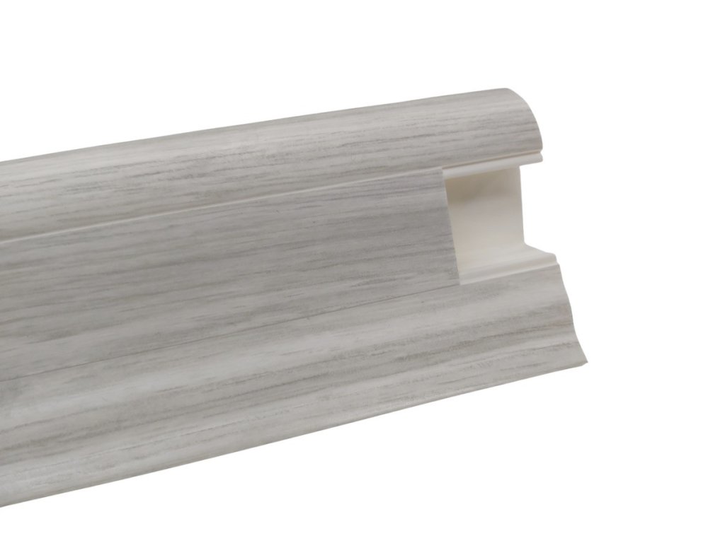 Soklová podlahová lišta SLK50 W648 Dub bílý 200 (Ostatní Lišta 2000x50x25 mm)