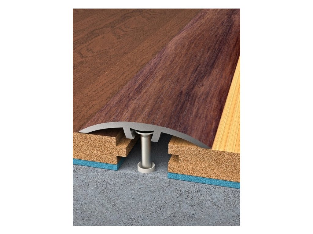 Přechodová lišta (profil) Ořech amari (Ostatní Lišta 900x30 mm)