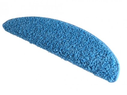 Nášlapy na schody Color Shaggy půlkruh | modré