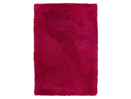 Chlupatý kusový koberec Spring Red | červená