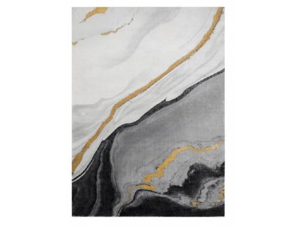 Moderní kusový koberec Emerald 1017 black and goldvícebarevná | vícebarevná
