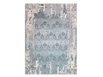 Moderní kusový koberec Core W3824 Ornament Vintage cream/grey and bluešedá | šedá