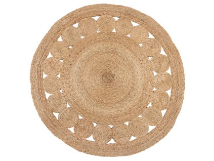 Kusový koberec Jute Arya Natural kruh | béžová
