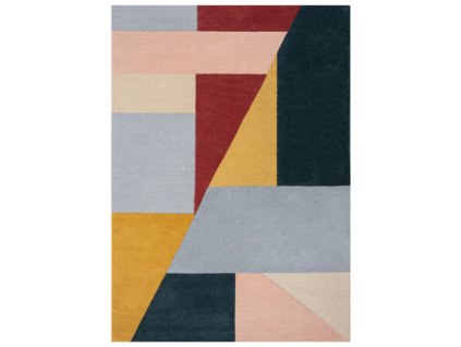 Moderní kusový koberec Moderno Alwyn Multi/Pink | vícebarevná