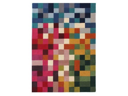 Ručně všívaný kusový koberec Illusion Lucea Multi | vícebarevná