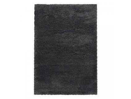 Chlupatý kusový koberec Fluffy Shaggy 3500 grey | Šedá