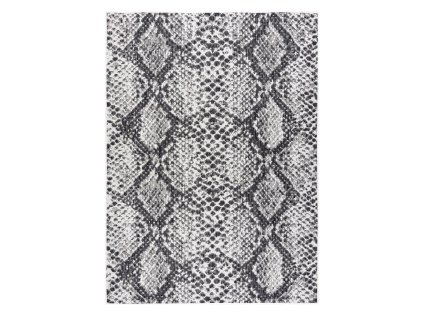 Kusový koberec Sion Sisal Snake`s skin 22162 ecru/black – na ven i na doma