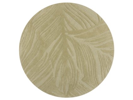 Kusový koberec Solace Lino Leaf Sage kruh