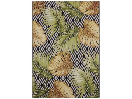 Kusový koberec Flair 105611 Diamonds and Leaves Multicolored – na ven i na doma