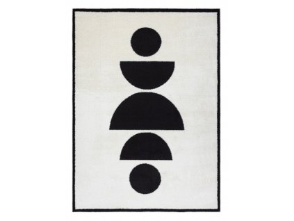 Kusový koberec Mode 8598 geometric cream/black