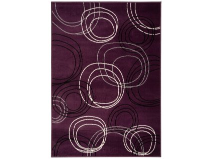Kusový koberec Circles lila