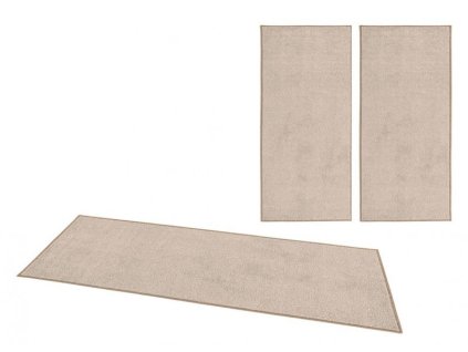 Ložnicová sada Pure 102662 Taupe/Cream (Typ 3 díly: 70x140 (2x), 70x240 (1x))