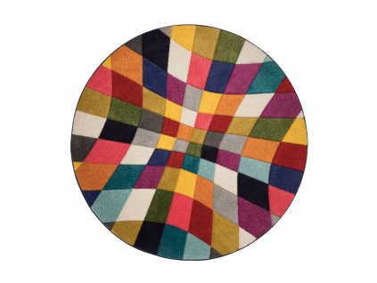 Kusový koberec Spectrum Rhumba Multi kruh (Typ 160x160 (průměr) kruh)