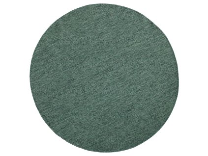 Kusový koberec Twin-Wendeteppiche 103095 green cream kruh – na ven i na doma (Typ 200x200 (průměr) kruh)