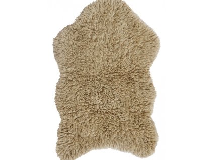 Vlněný koberec Woolly - Sheep Beige (Typ 75x110 tvar kožešiny)