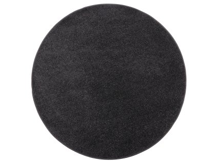 Kusový koberec Eton černý 78 kruh (Typ 57x57 (průměr) kruh)