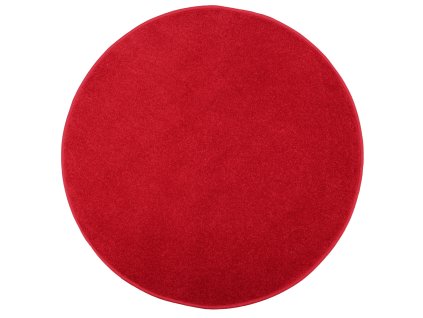Kusový koberec Eton červený 15 kruh (Typ 57x57 (průměr) kruh)