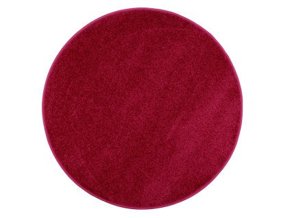 Kusový koberec Eton vínově červený kruh (Typ 57x57 (průměr) kruh)
