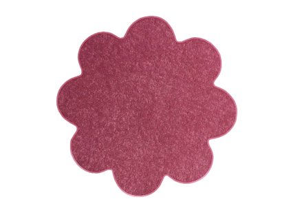 Kusový koberec Eton růžový květina (Typ 120x120 kytka)