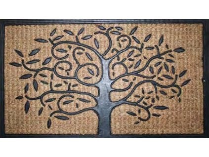 Rohožka Kokos + guma strom - na ven i na doma (Typ 40x70)