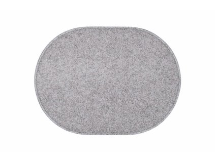 Kusový koberec Eton šedý ovál (Typ 57x120)