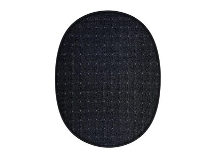 Kusový koberec Udinese antracit ovál (Typ 57x120)