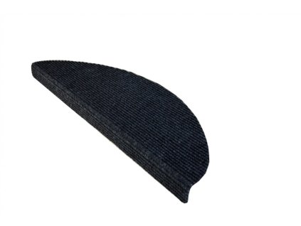 Nášlapy na schody Quick step antracit půlkruh, samolepící (Velikost nášlapu 24x65 půlkruh (rozměr včetně ohybu))