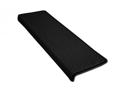 Nášlapy na schody Eton černý obdélník, samolepící (Velikost nášlapu 24x65 obdélník (rozměr včetně ohybu))