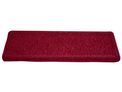 Nášlapy na schody Eton vínově červený obdélník, samolepící (Velikost nášlapu 24x65 obdélník (rozměr včetně ohybu))