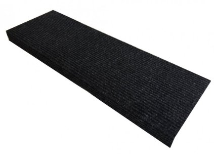 Nášlapy na schody Quick step antracit obdélník, samolepící (Velikost nášlapu 24x65 obdélník (rozměr včetně ohybu))