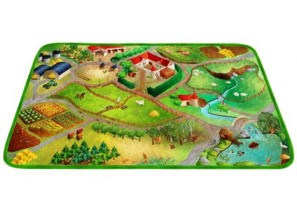 Protiskluzový kusový koberec Ultra Soft Farma (Typ 130x180)