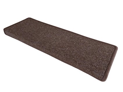 Nášlapy na schody Astra hnědá obdélník, samolepící (Velikost nášlapu 24x65 obdélník (rozměr včetně ohybu))