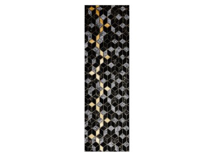 Běhoun Gloss 400B 86 3D geometric black/gold (Typ 60x300)
