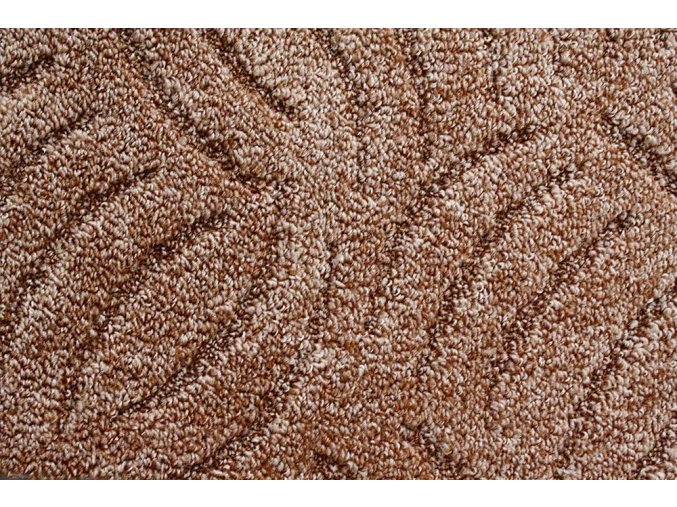 Metrážový koberec bytový Tango Filc 822 hnědý - šíře 4 m
