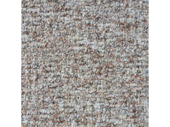 Metrážový koberec bytový Optik Filc 14 hnědý - šíře 4 m