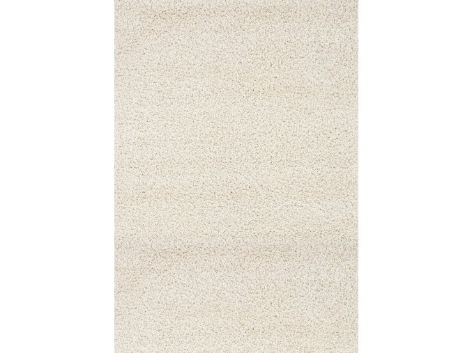 Chlupatý kusový koberec Shaggy Plus krémový 903