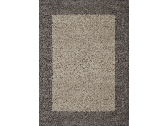 Chlupatý kusový koberec Life Shaggy 1503 taupe (Typ 80x250 cm)