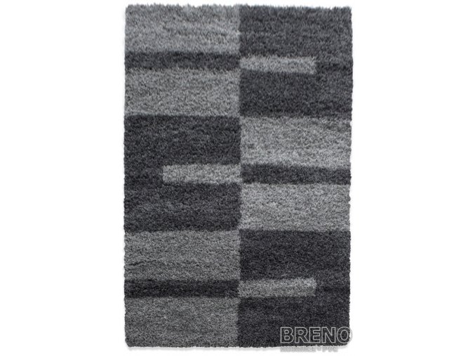 Chlupatý kusový koberec Gala Shaggy 2505 Grey | šedý (Typ 80x250 cm)
