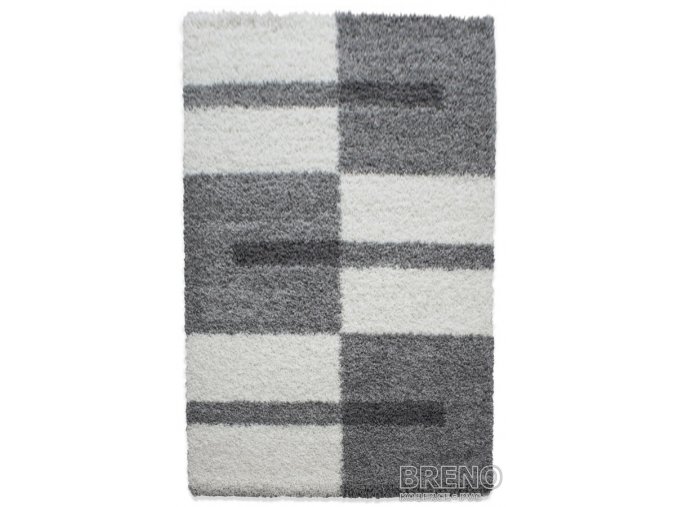 Chlupatý kusový koberec Gala Shaggy 2505 Light Grey | světle šedý (Typ 80x250 cm)