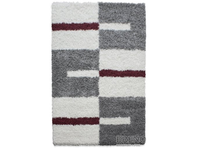 Chlupatý kusový koberec Gala Shaggy 2505 Red | červený (Typ 80x250 cm)