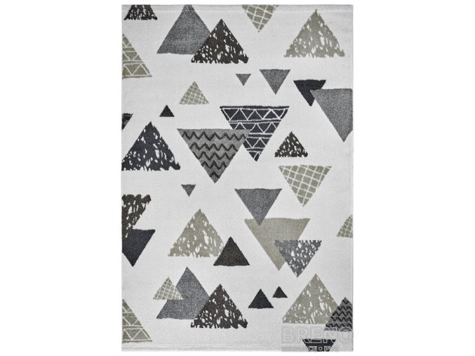 Moderní kusový koberec Bronx 542 | bílý (Typ 80x150 cm)