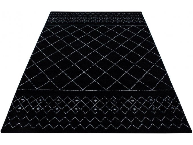 31220 moderni kusovy koberec lucca 1830 black cerny