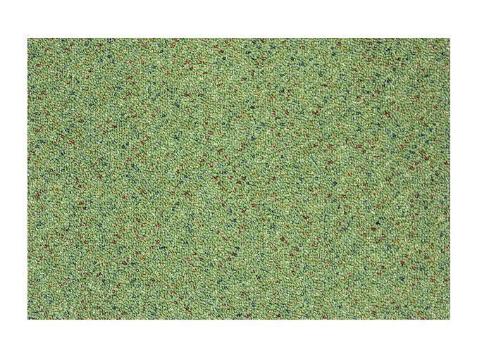 Metrážový koberec bytový Melody 221 zelený - šíře 4 m