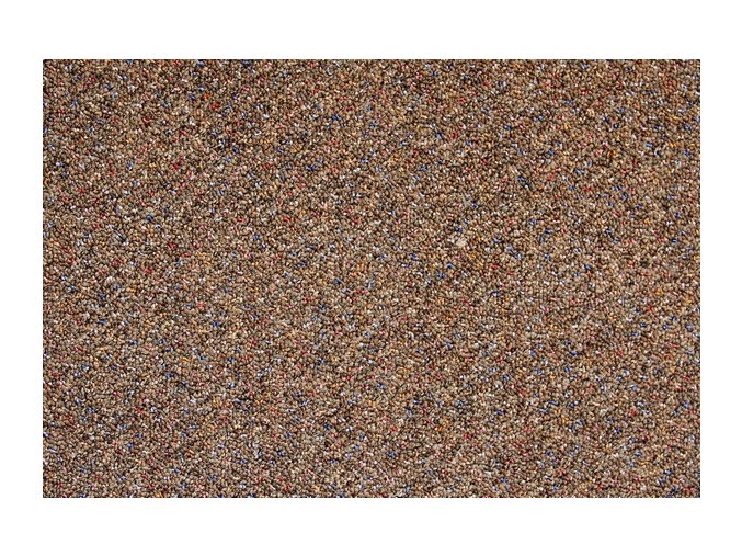 Metrážový koberec bytový Melody 760 hnědý - šíře 4 m